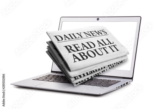 Internet extra extra read all about it daily newspaper headline
