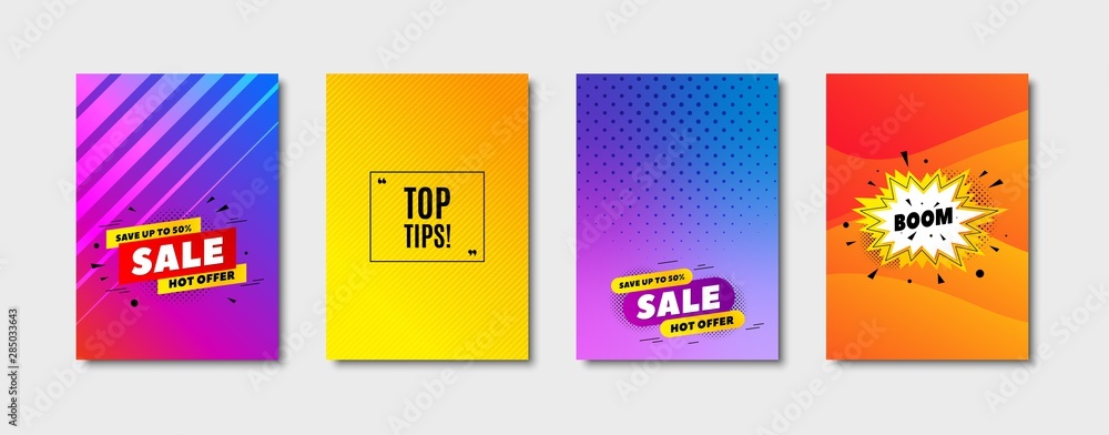 Top tips symbol. Cover design, banner badge. Education faq sign. Best help assistance. Poster template. Sale, hot offer discount. Flyer or cover background. Coupon, banner design. Vector