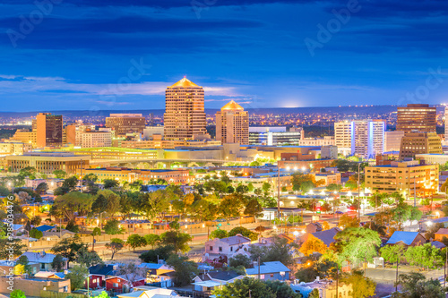 Fotografie Albuquerque, New Mexico, USA Cityscape