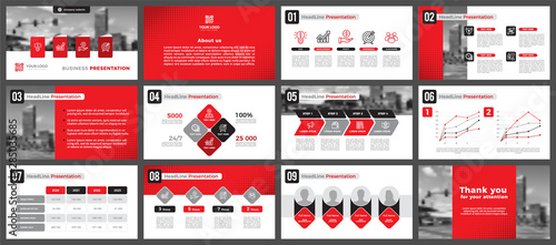 Presentation templates, corporate. Elements of infographics for presentation templates. Annual report, book cover, brochure, layout, leaflet layout template design.