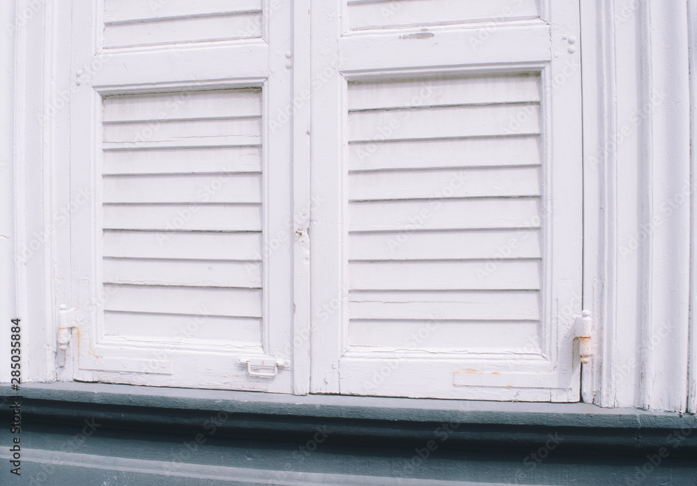 Window with shutters Window with shutters