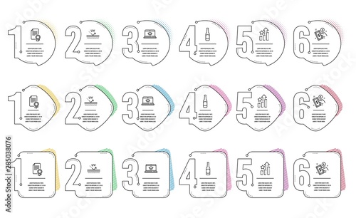 Website education, Payment method and Certificate line icons set. Infographic timeline. Uv protection, Ranking stars and Beer signs. Video learning, Give money, Diploma. Skin cream. Vector