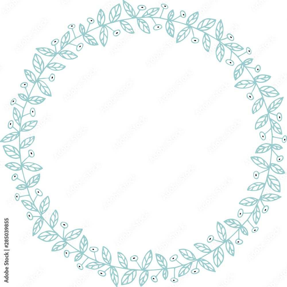 wreath of leaves for frame and decor wreath of leaves for frame and decor