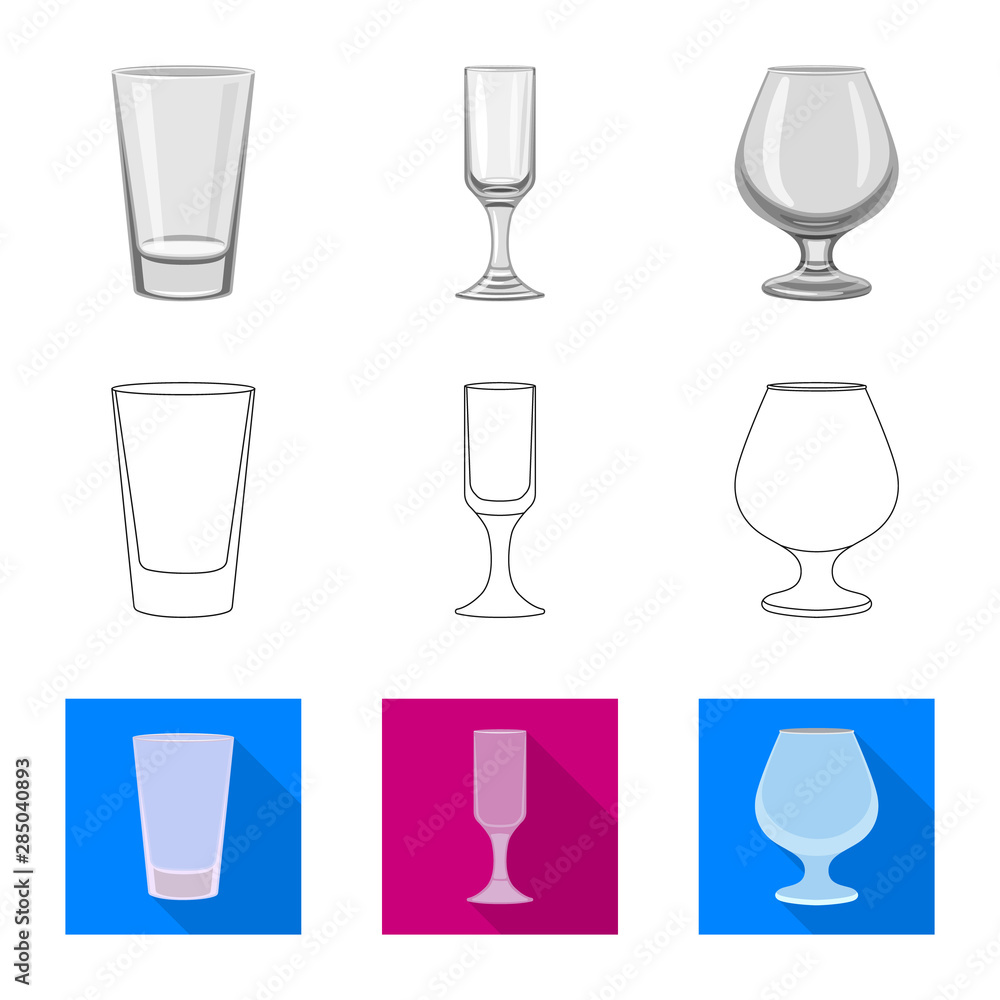 Isolated object of form and celebration logo. Set of form and volume stock symbol for web. Isolated object of form and celebration logo. Set of form and volume stock symbol for web.