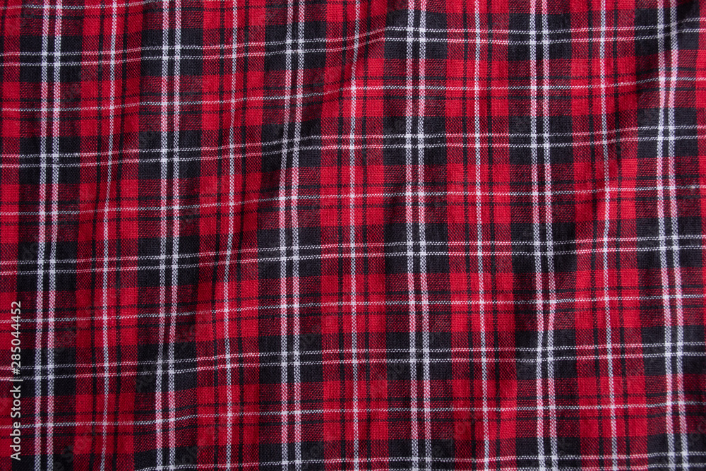 Texture of plaid seamless pattern for your design pattern in red, white and navy blue, checked pattern Texture of plaid seamless pattern for your design pattern in red, white and navy blue, checked pattern