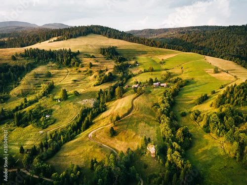 Obraz Szczawnica Biała Woda z powietrza 