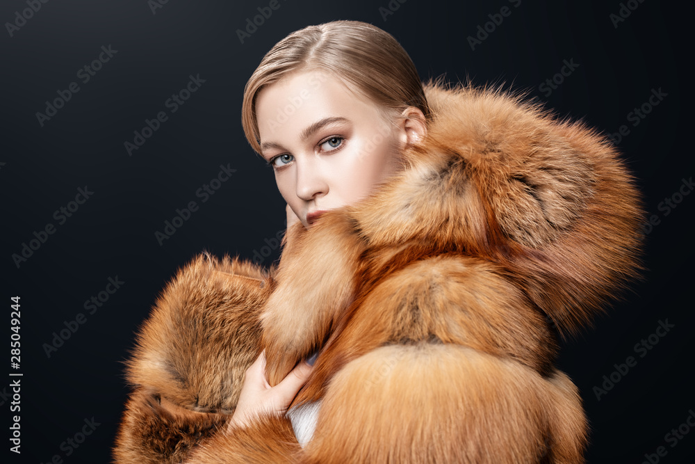 red fox coat red fox coat