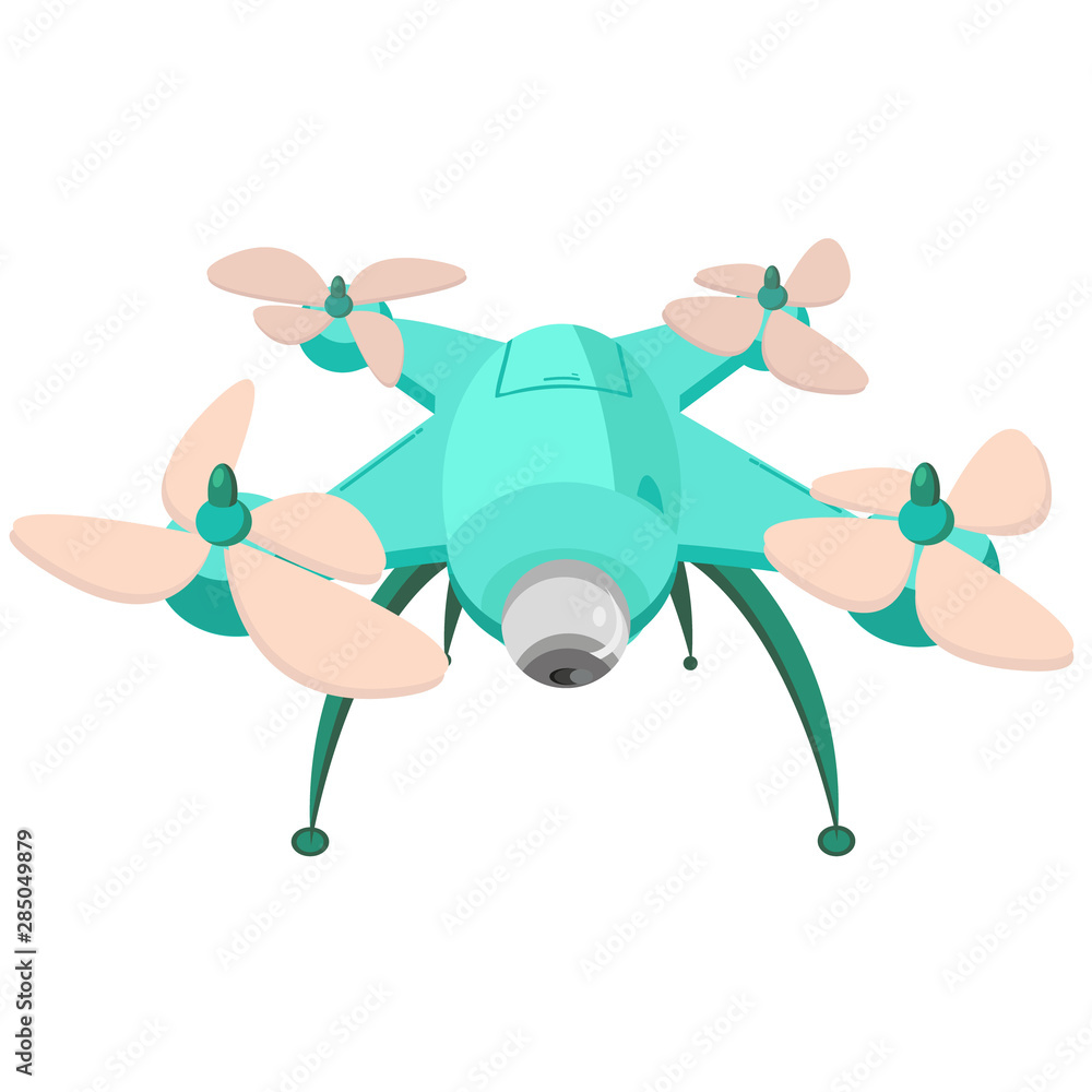 Drone with the camera Drone with the camera