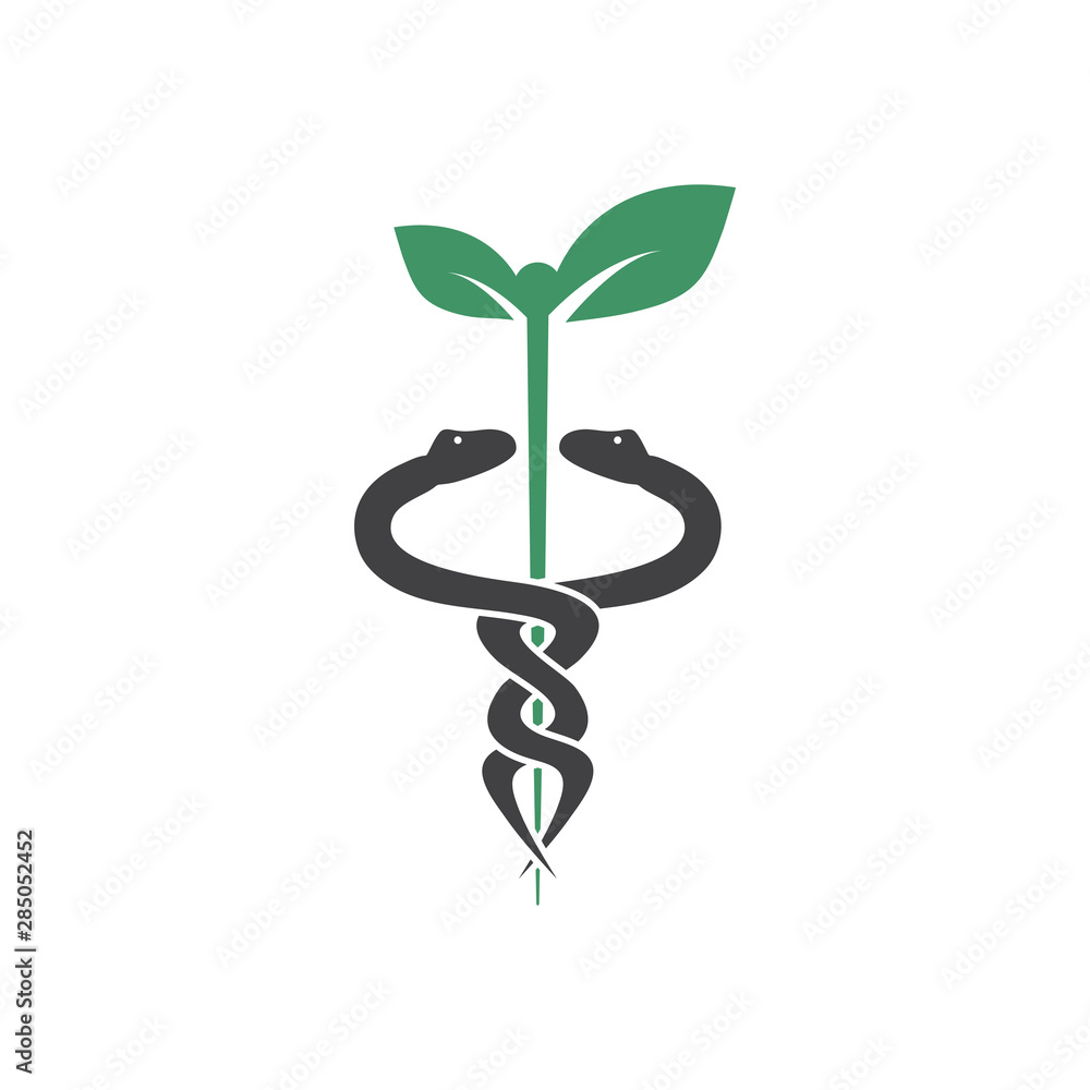 Medical snake graphic design template vector isolated Medical snake graphic design template vector isolated