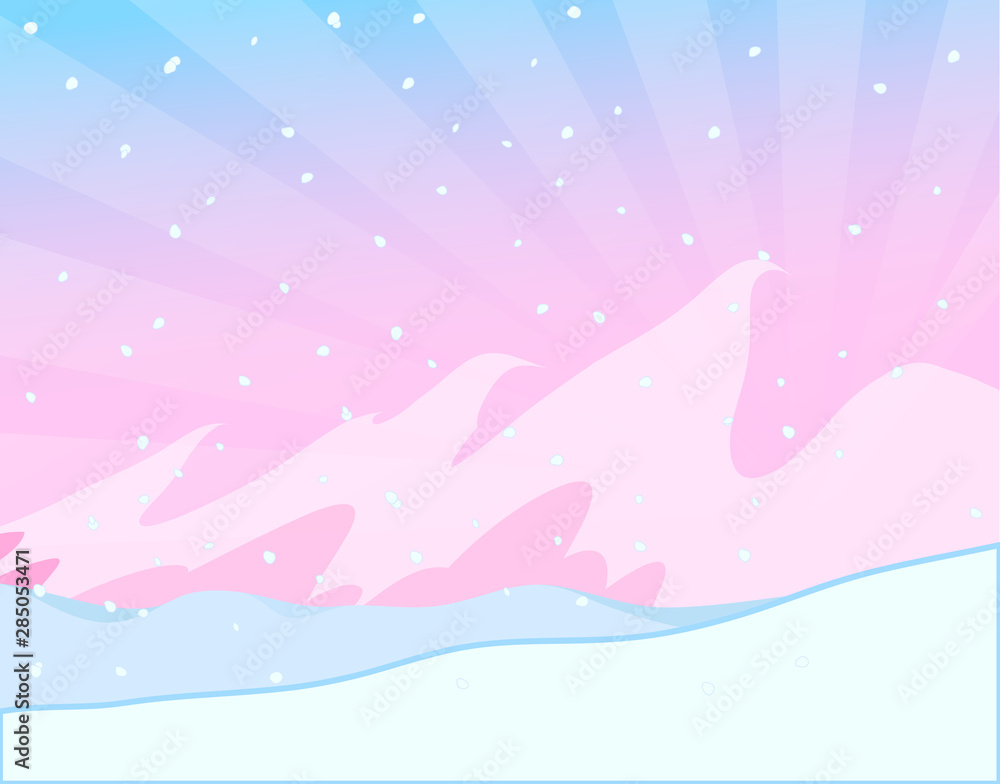 abstract winter background