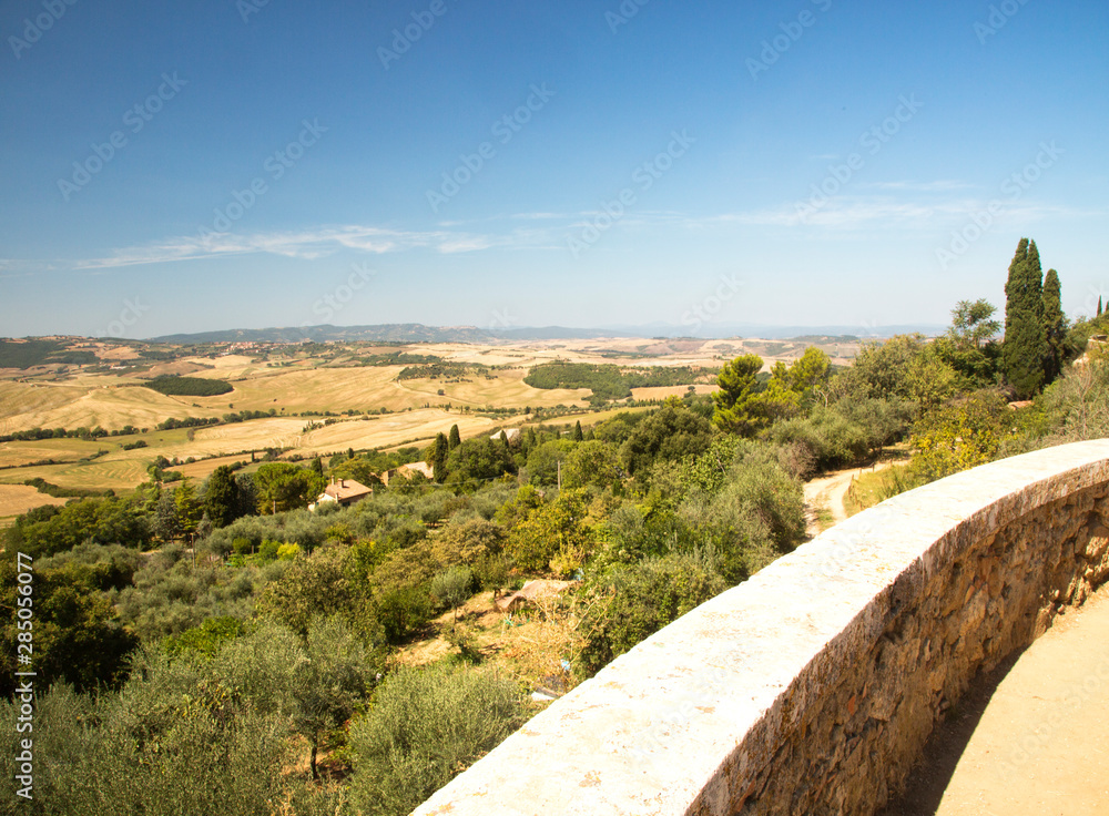 Balcony over a wonderful landscape Balcony over a wonderful landscape