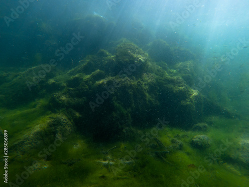 underwater  lake  relief  rocks 