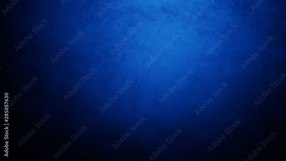 Dark, blurred, simple background, blue black abstract background blur gradient - obrazy, fototapety, plakaty 