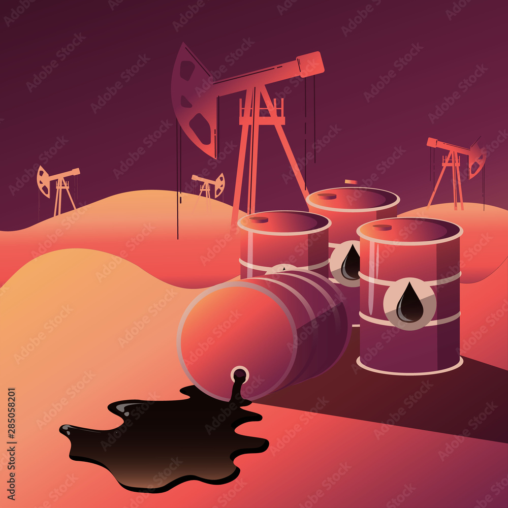 Oil industry business of gasoline 