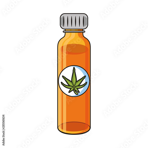 cannabis martihuana sativa hemp cartoon