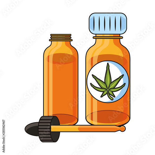 cannabis martihuana sativa hemp cartoon