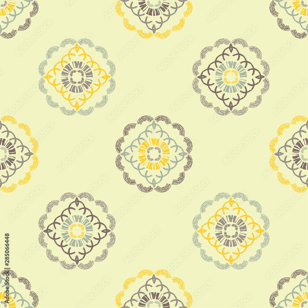 Ethnic boho seamless pattern. Lace. Embroidery on fabric. Patchwork texture. Weaving. Traditional ornament. Tribal pattern. Folk motif. Can be used for wallpaper, textile, wrapping, web. Ethnic boho seamless pattern. Lace. Embroidery on fabric. Patchwork texture. Weaving. Traditional ornament. Tribal pattern. Folk motif. Can be used for wallpaper, textile, wrapping, web.
