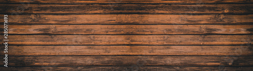 alte braune dunkle rustikale Holztextur - Holz Hintergrund Banner lang