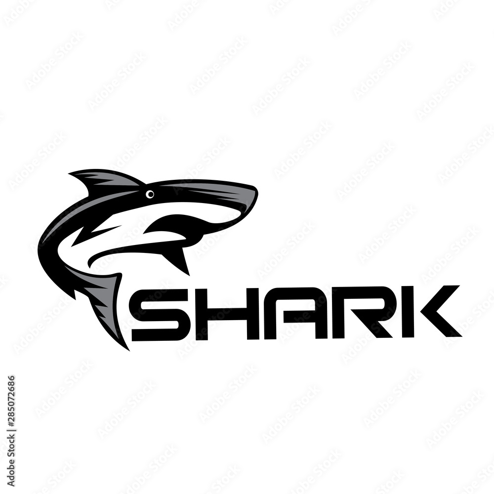 angry swim shark logo design inspiration angry swim shark logo design inspiration