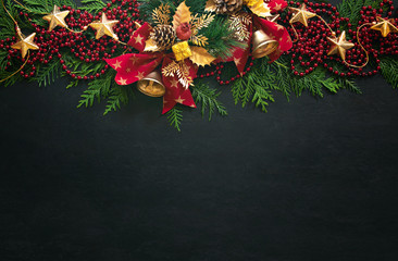 Noel or Christmas greeting card template