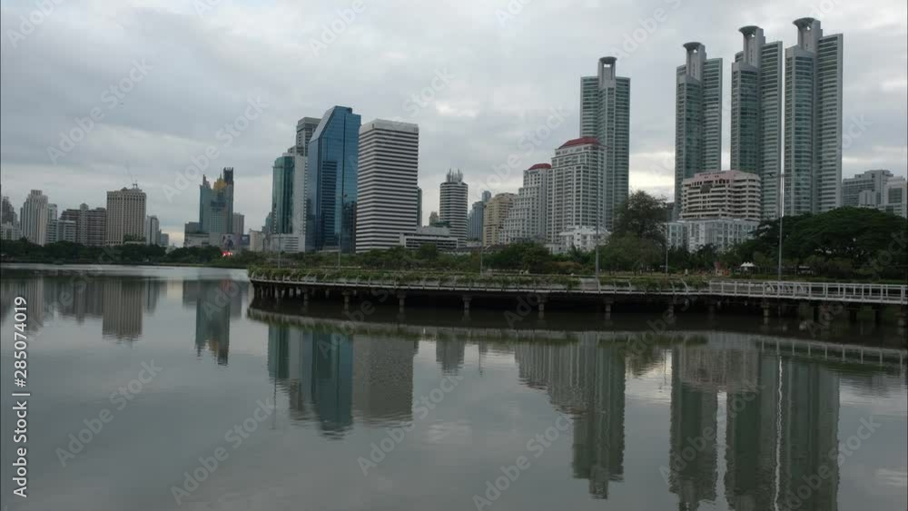 4K Time lapse, View of Bangkok buildings, Bangkok city downtown, Bangkok , Thailand 4K Time lapse, View of Bangkok buildings, Bangkok city downtown, Bangkok , Thailand