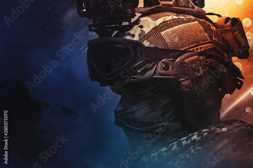 Foto special forces soldier , military concept