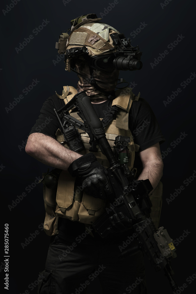 special forces soldier , military concept