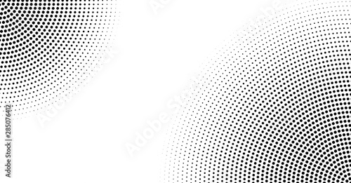 Halftone vector background. Monochrome abstract dotted gradient backdrop photo