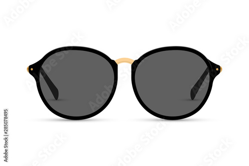 Sun glasses isolated summer illustration. Sunglasses beach cool fashion eyewear photo