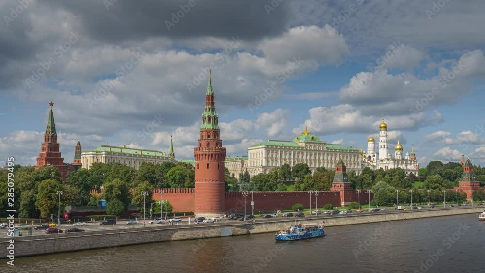 Moscow Kremlin timelapse in 4k Moscow Kremlin timelapse in 4k