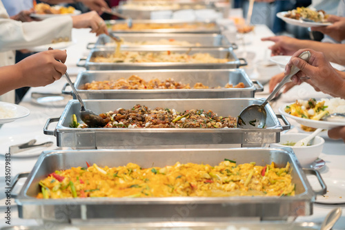 Obraz na płótnie Food buffet catering on the table
