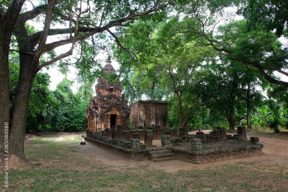 the Wat Chao Chan Temple at the Historical Park in Sukhothai