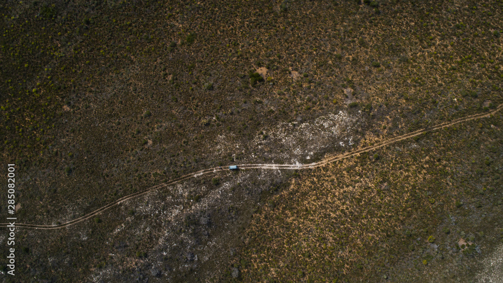 aerial view over fynbos in the western cape of south africa aerial view over fynbos in the western cape of south africa