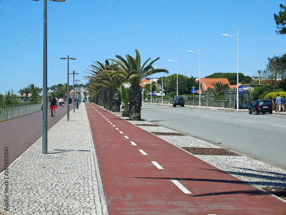 street in city of barcelona spain