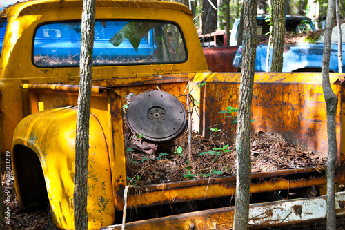 Photography Old Scrap Truck