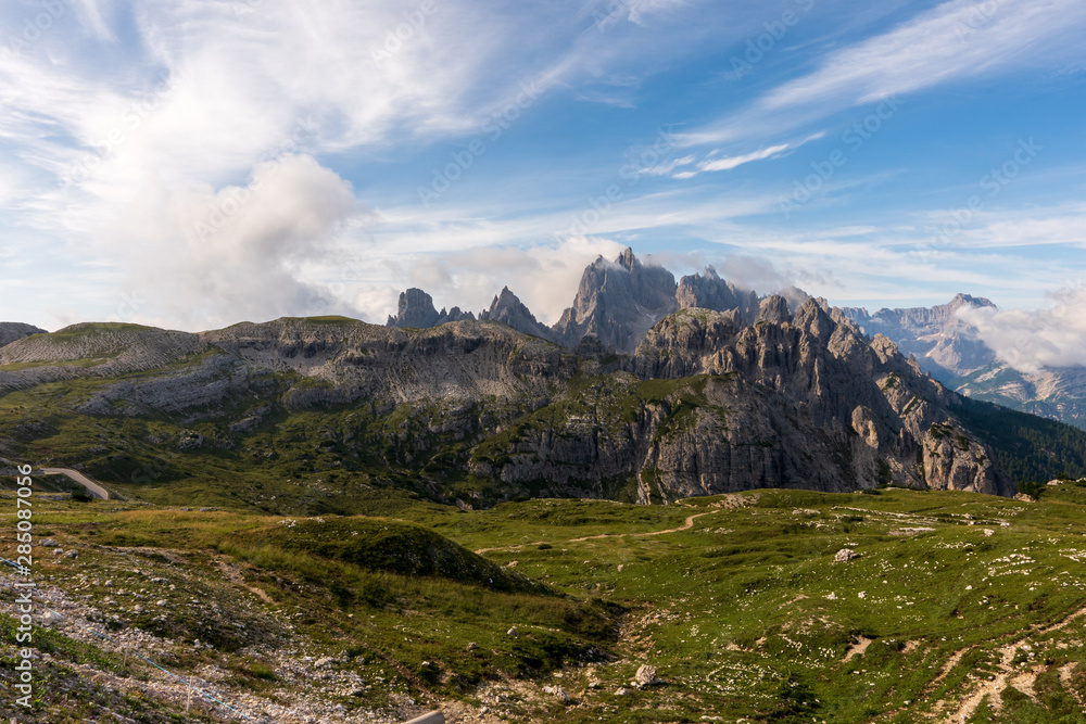 Sextner Dolomiten bei den drei Zinnen in Italien Sextner Dolomiten bei den drei Zinnen in Italien