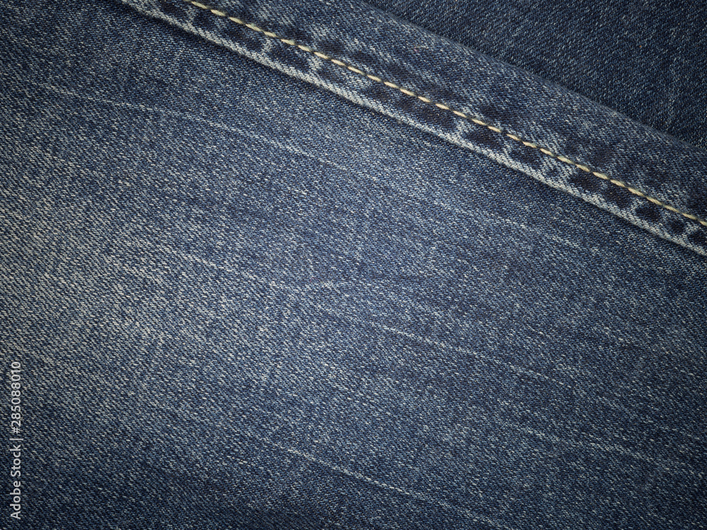 Fototapeta premium Jeans texture background ,Vintage denim old jeans