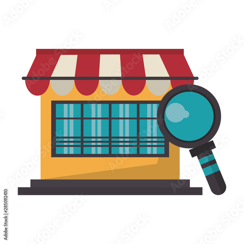 delivery commerce online sales cartoon