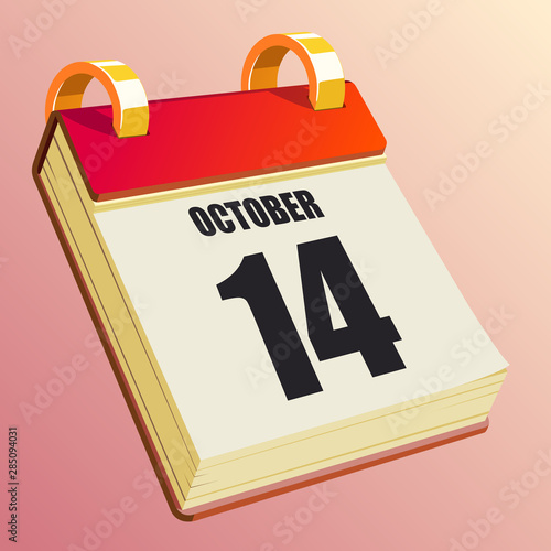 October 14 on Red Calendar