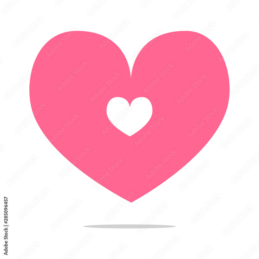 Heart Icon Vector.Flat style for graphic and web design