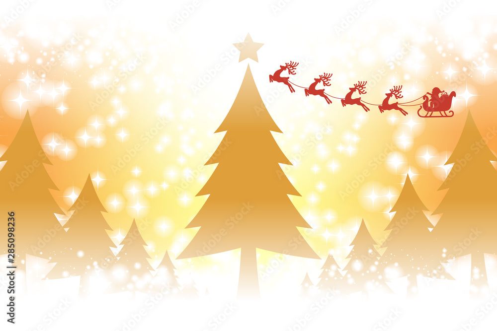 Background Wallpaper Vector Free Christmas Xmas Merry Christmas Eve Fir Tree Message Greeting Card Santa Claus Gift White Snowflakes Winter Event Party Ornamentクリスマスカード メッセージカード イベント 無料 宣伝広告ポスター Stock ベクター Adobe