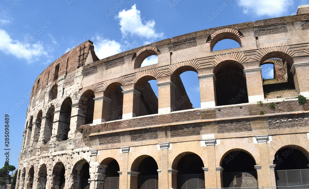 Obraz premium Coliseu de Roma, Anfiteatro Flavio, en Roma Italia