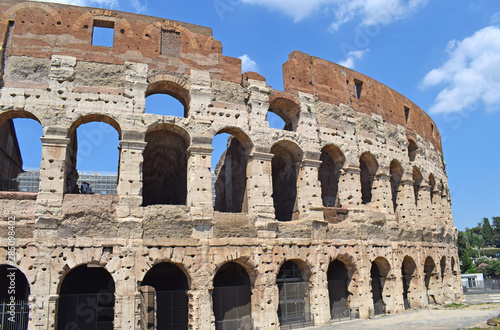 Coliseu de Roma, Anfiteatro Flavio, en Roma Italia