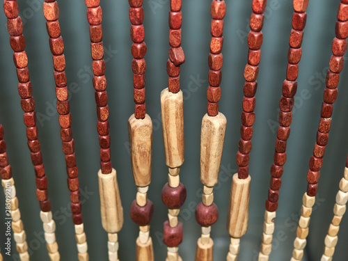 small cubes of wood. texture, lines of cubes
