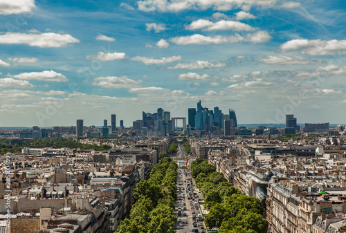 Aerial view at Paris  France