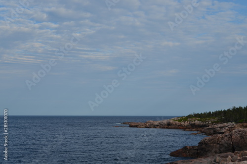 Summer in Nova Scotia: Looking South Along the Cape Breton Island Coast Near Ingonish