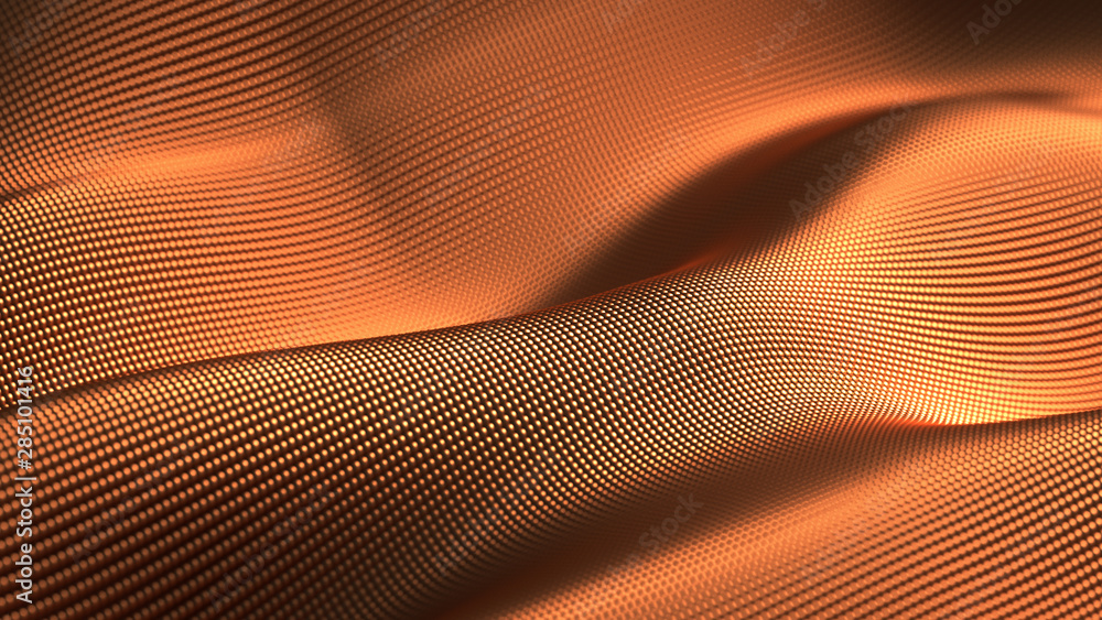 Luxury drapery particle wave background. 3d illustration, 3d rendering. Luxury drapery particle wave background. 3d illustration, 3d rendering.