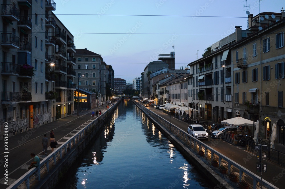 Milan channels before the night
