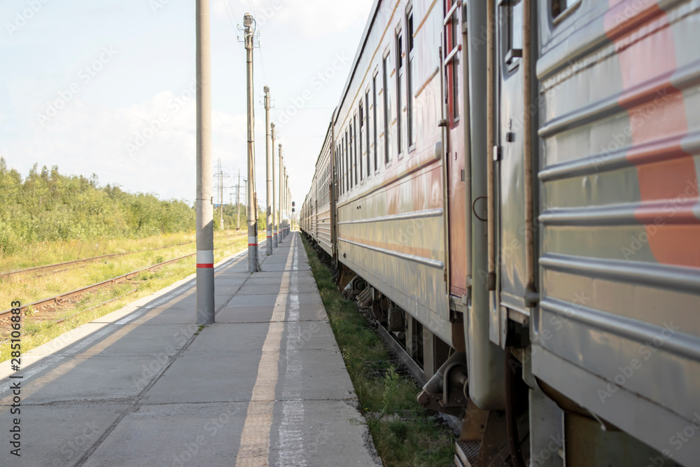 Fototapeta premium railway carriage.