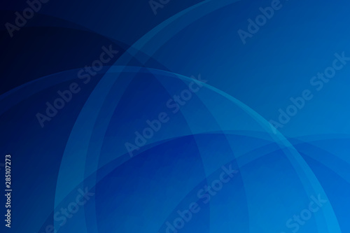 Abstract blue background, circular overlay